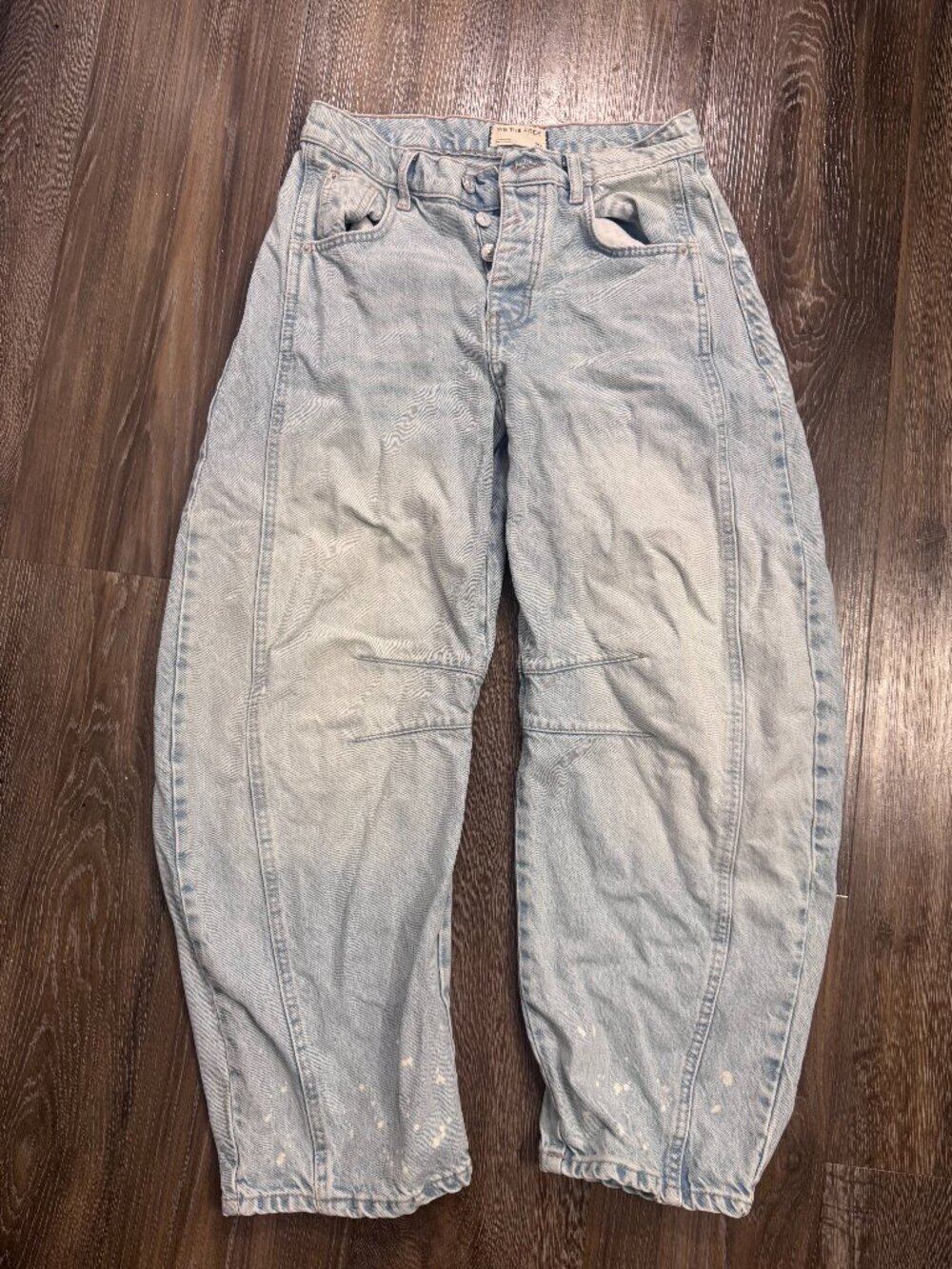 We The Free Good Luck Barrel Jeans Aegean Size 25